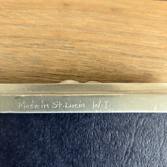 Vintage 1994 Seagull Pewter picture frame. Made in St. Lucia W. I. - Picture 7 of 8